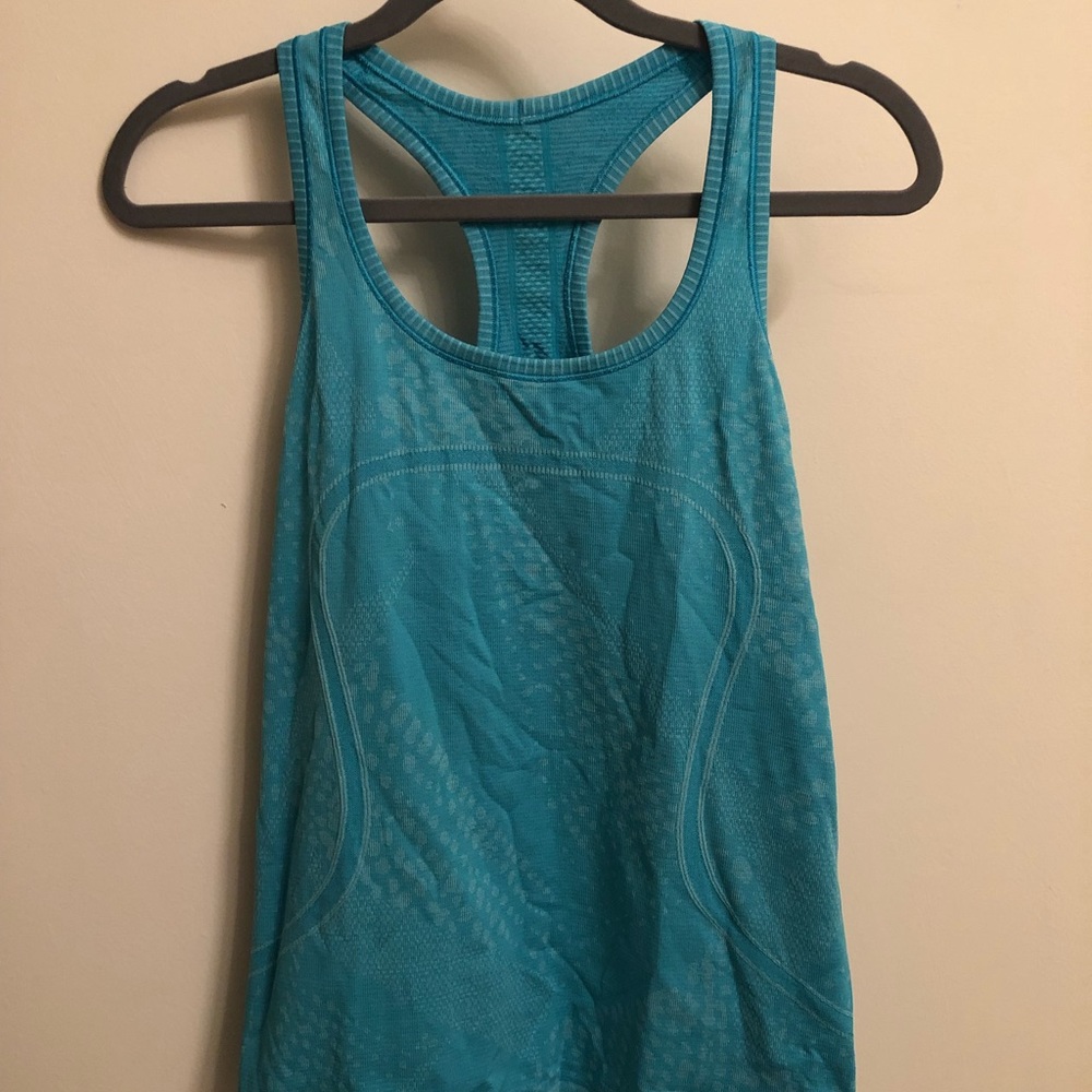 lululemon swiftly tech tank, size 10